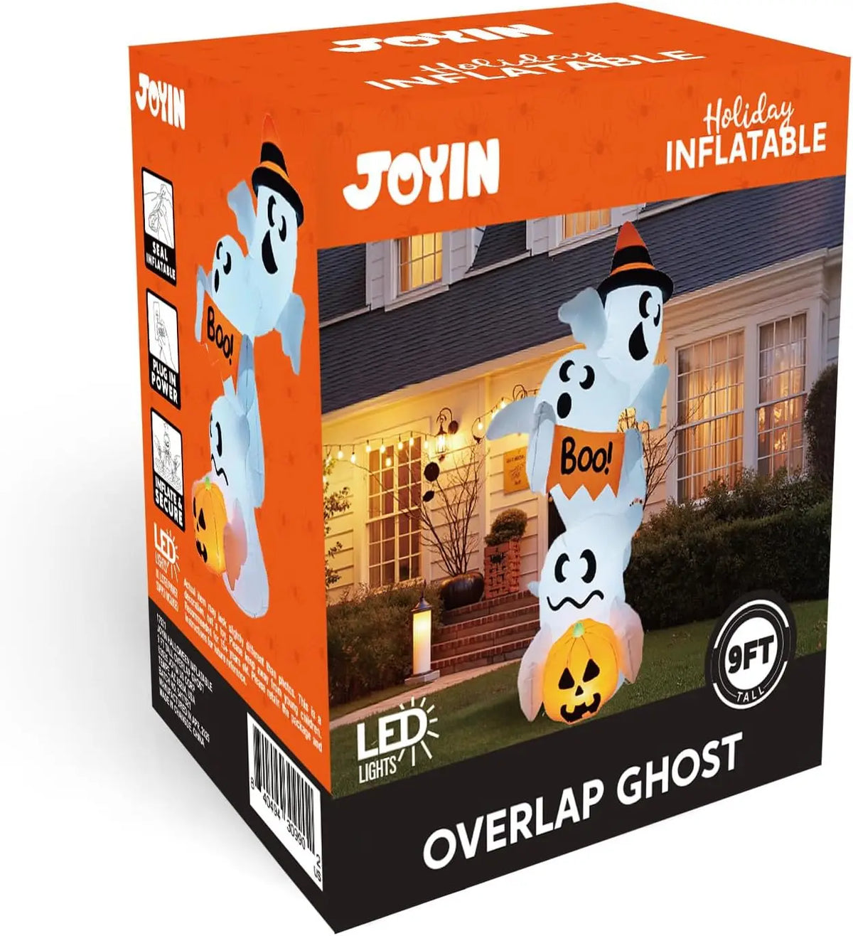 Joyfy Halloween Ghost Inflatable Outdoor Decoration With LED Lights