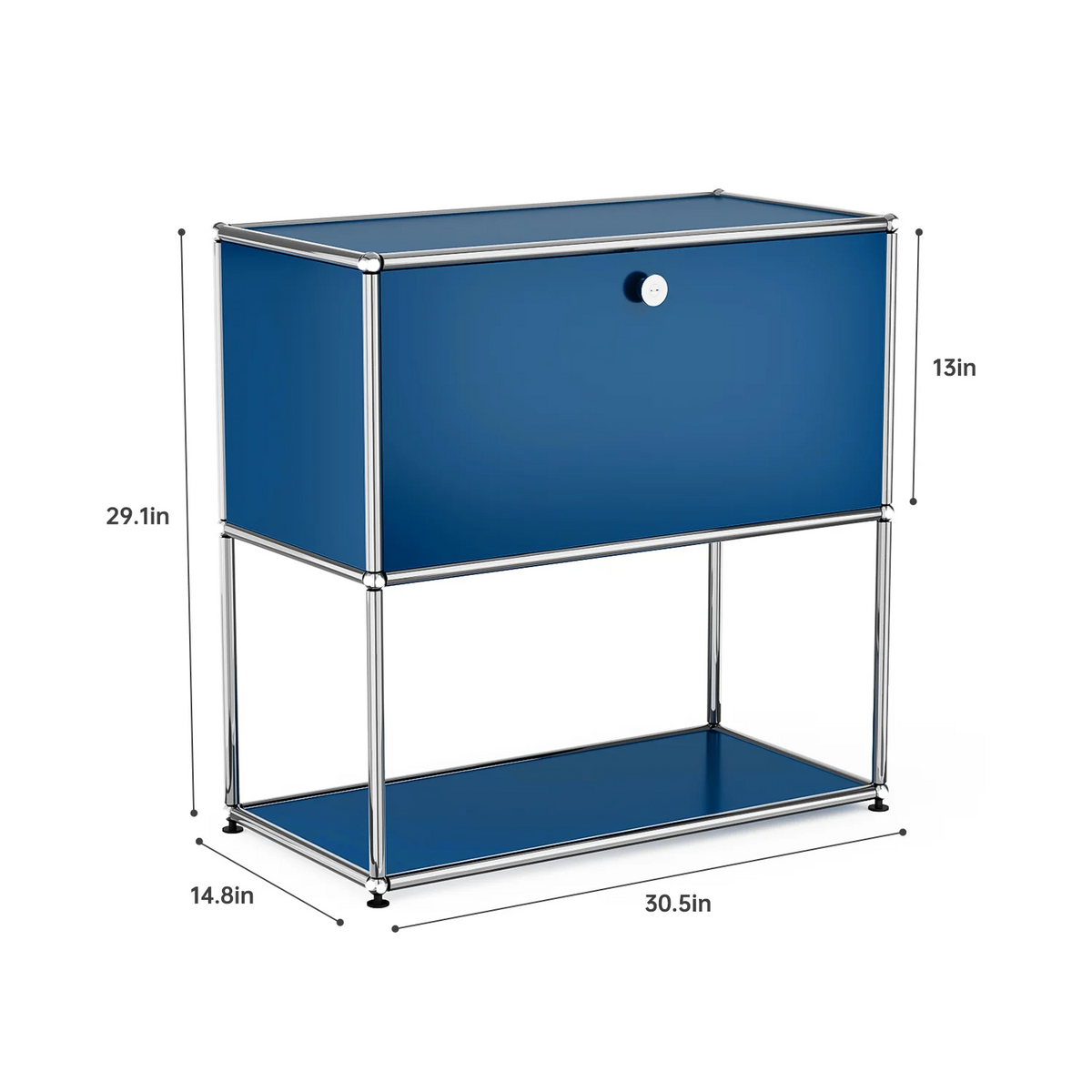 Furgle Modern Metal Storage Cabinet For Home Organization