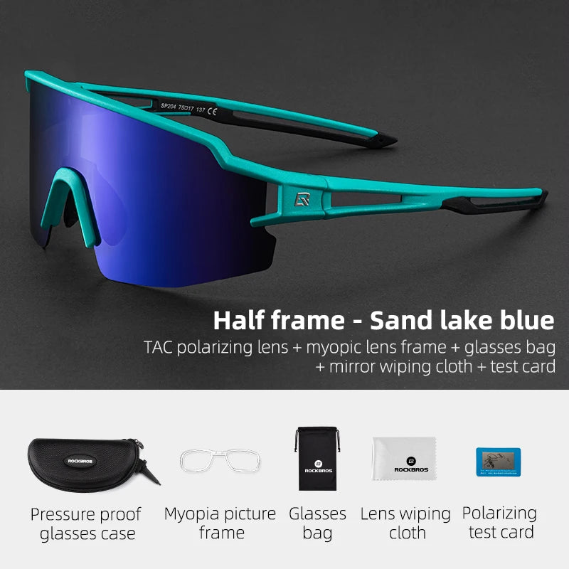 ROCKBROS Polarized UV400 Cycling Glasses For Men And Women