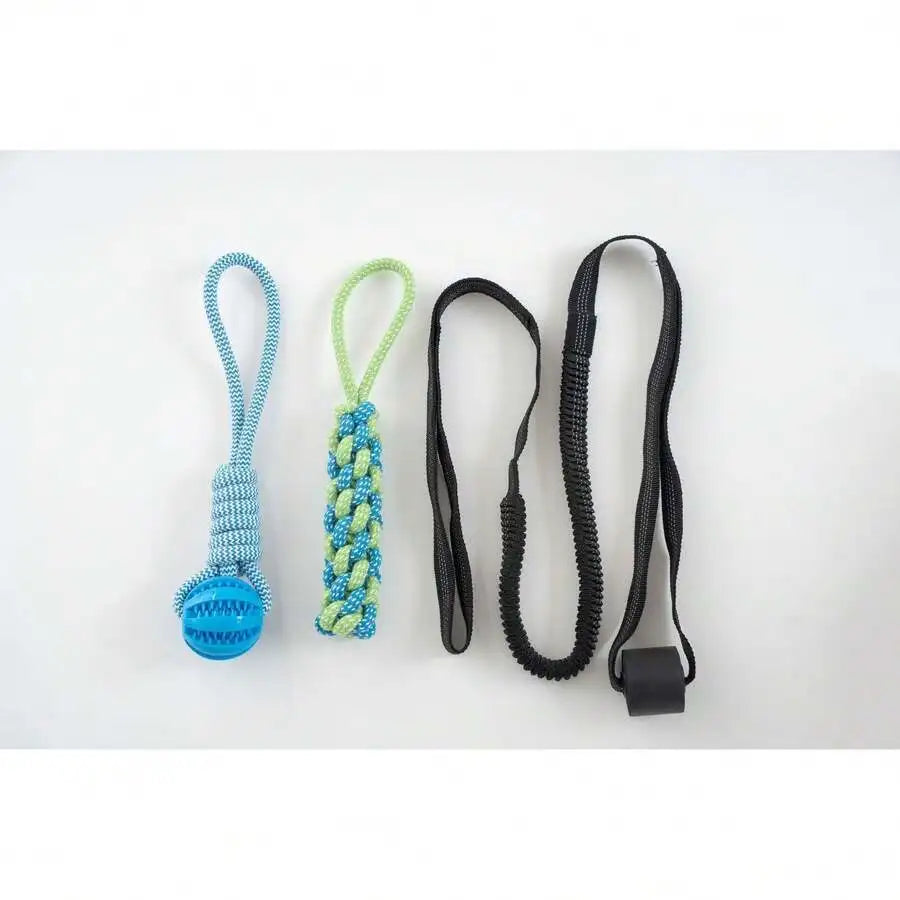 3 Pieces Hot Selling Pet Toy Set, Molar Teeth Cleaning Bite Rope And Bite Ball, Indoor Outdoor Interactive Tug Toy Bite