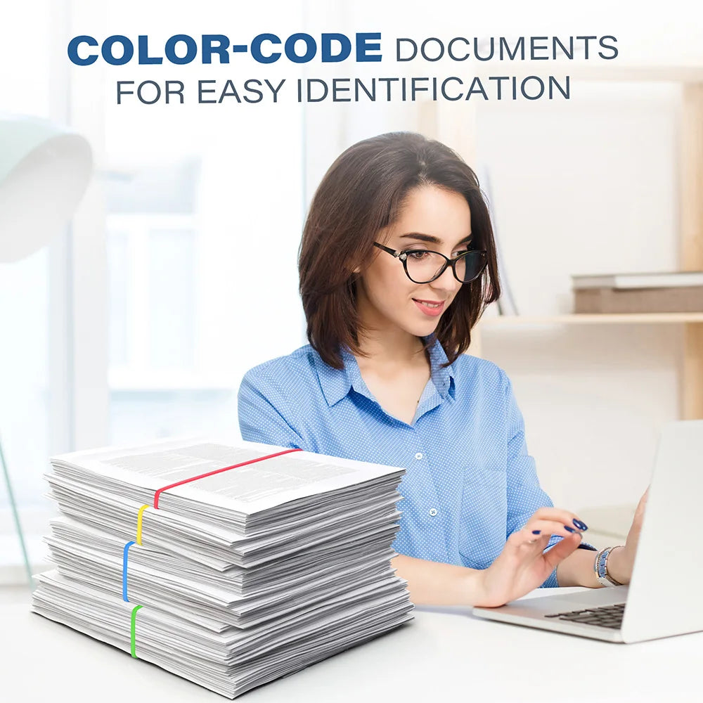 Strong Elastic Rubber Bands For Office And School Organization