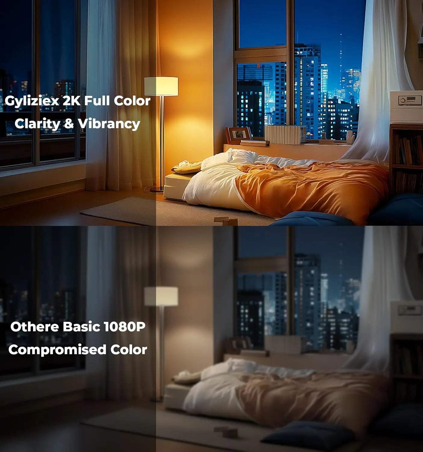 WESECUU Smart Clock Camera for Home Security and Nanny Monitoring