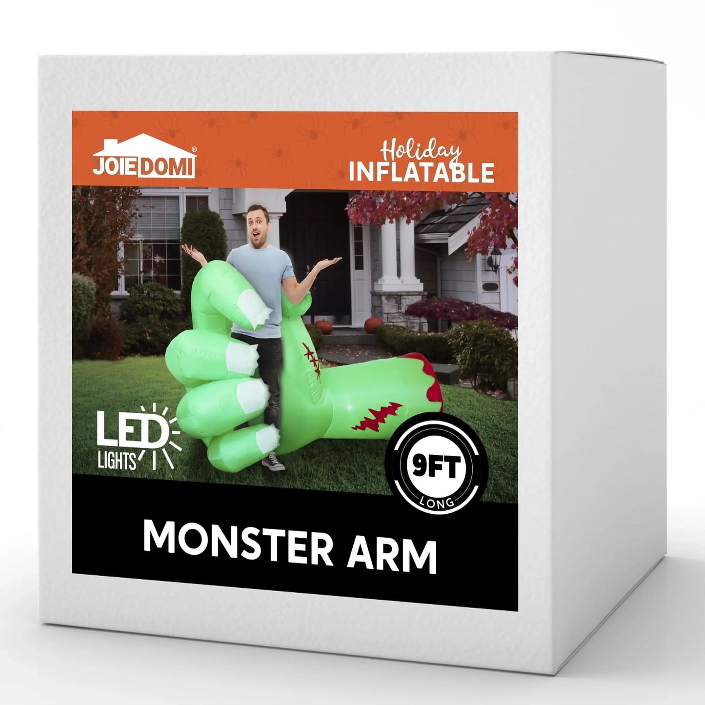 Joyfy Giant Zombie Arm Outdoor Inflatable Halloween Yard Decor