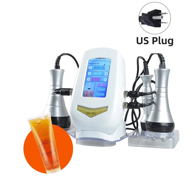 40K 3 In1 Cavitation Body Slimming Machine Facial Massager Skin Tighten Face Lifting Vacuum Suction Beauty Device(Fast Shipping)