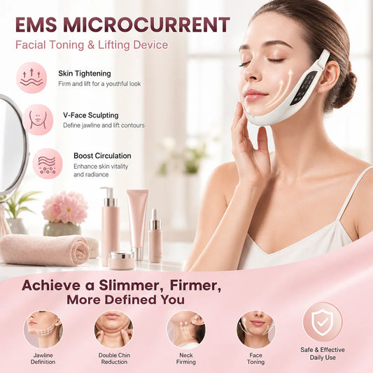 Hailicare Electric EMS Facial Lifting And Firming Beauty Massager