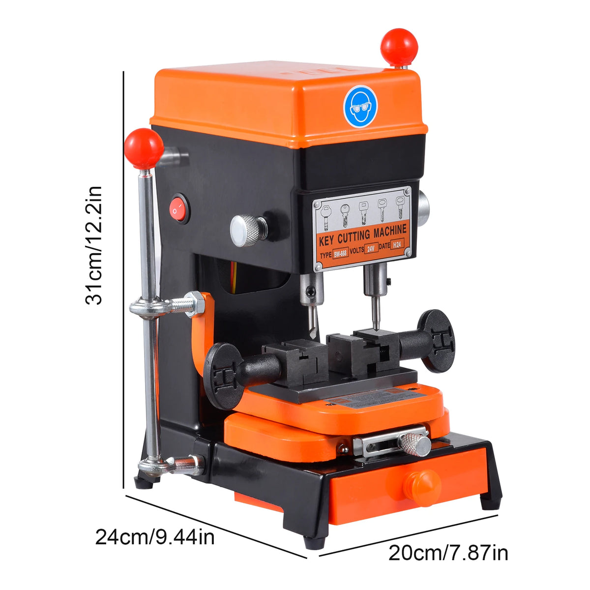 Key Duplicator Machine for Car Key Cutting and Hardware Stores