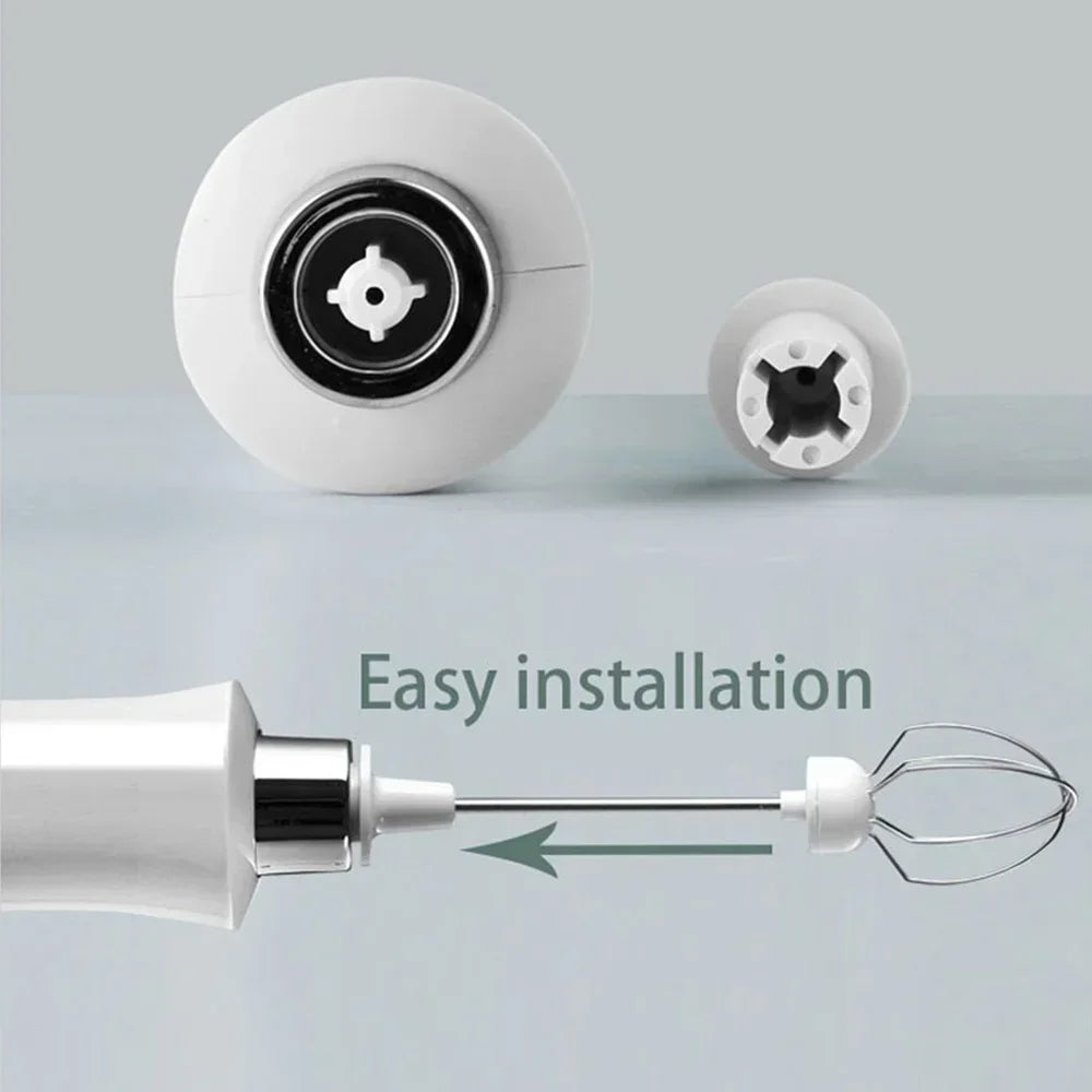USB Rechargeable Handheld Milk Frother and Coffee Foam Maker