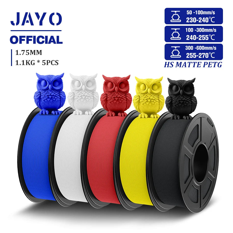 JAYO High Speed Matte PETG Filament for 3D Printing