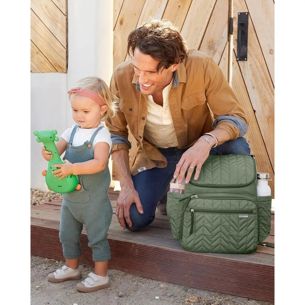 Multi Function Diaper Backpack With Changing Pad And Stroller Clips