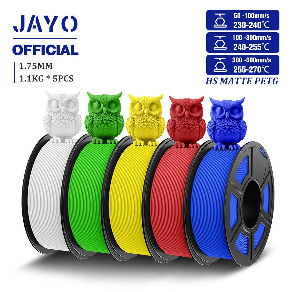 JAYO High Speed Matte PETG Filament for 3D Printing