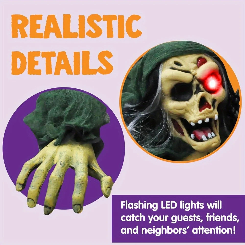 Outdoor Zombie Groundbreaker Halloween Graveyard Decor Prop