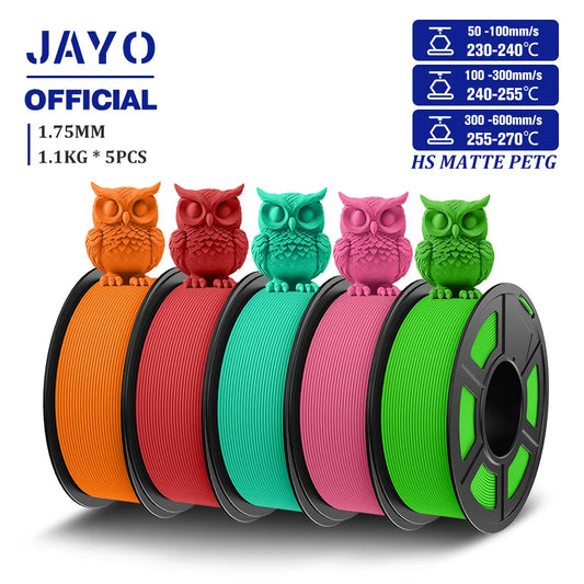 JAYO High Speed Matte PETG Filament for 3D Printing