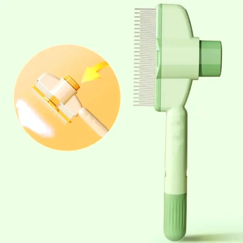 Dog Comb Pet Hair Remover One Button Dogs Brush Self-cleaning Cat Brush Massage Combs for Dog Grooming Brushes for Pet Products