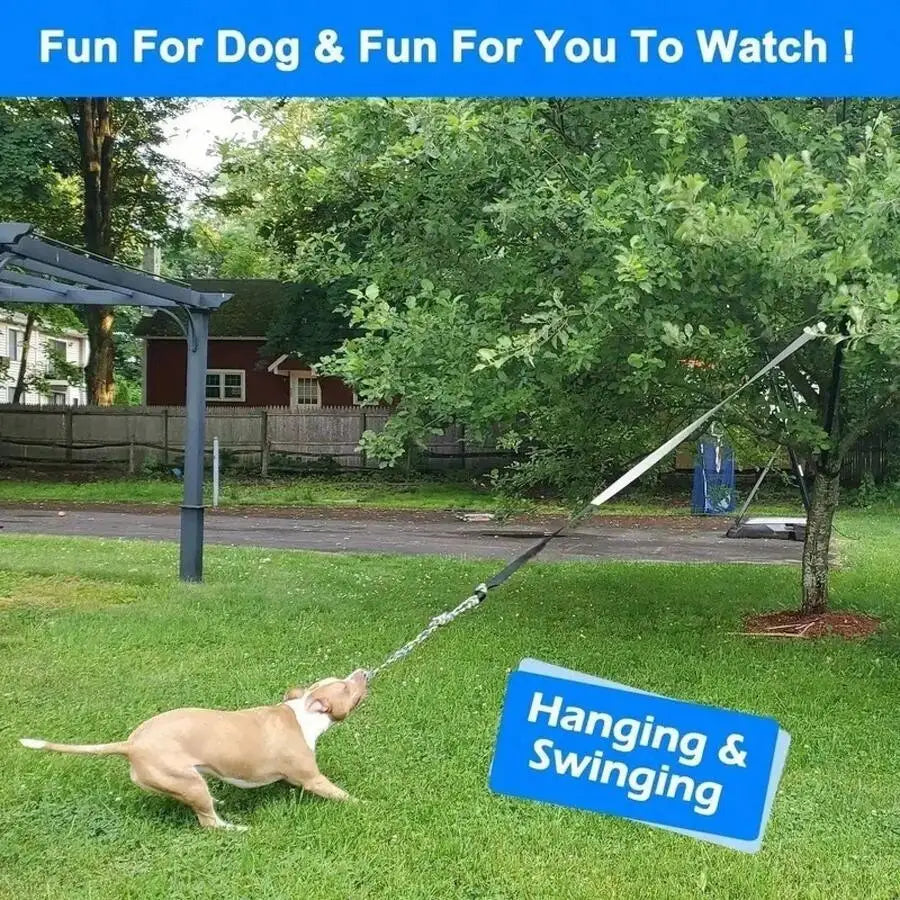1 Piece Pet Dog Tug-Of-War Rope, Indoor And Outdoor Multifunctional Chew Rope Toy Molar Teeth Cleaning Elastic Pull Rope Ball