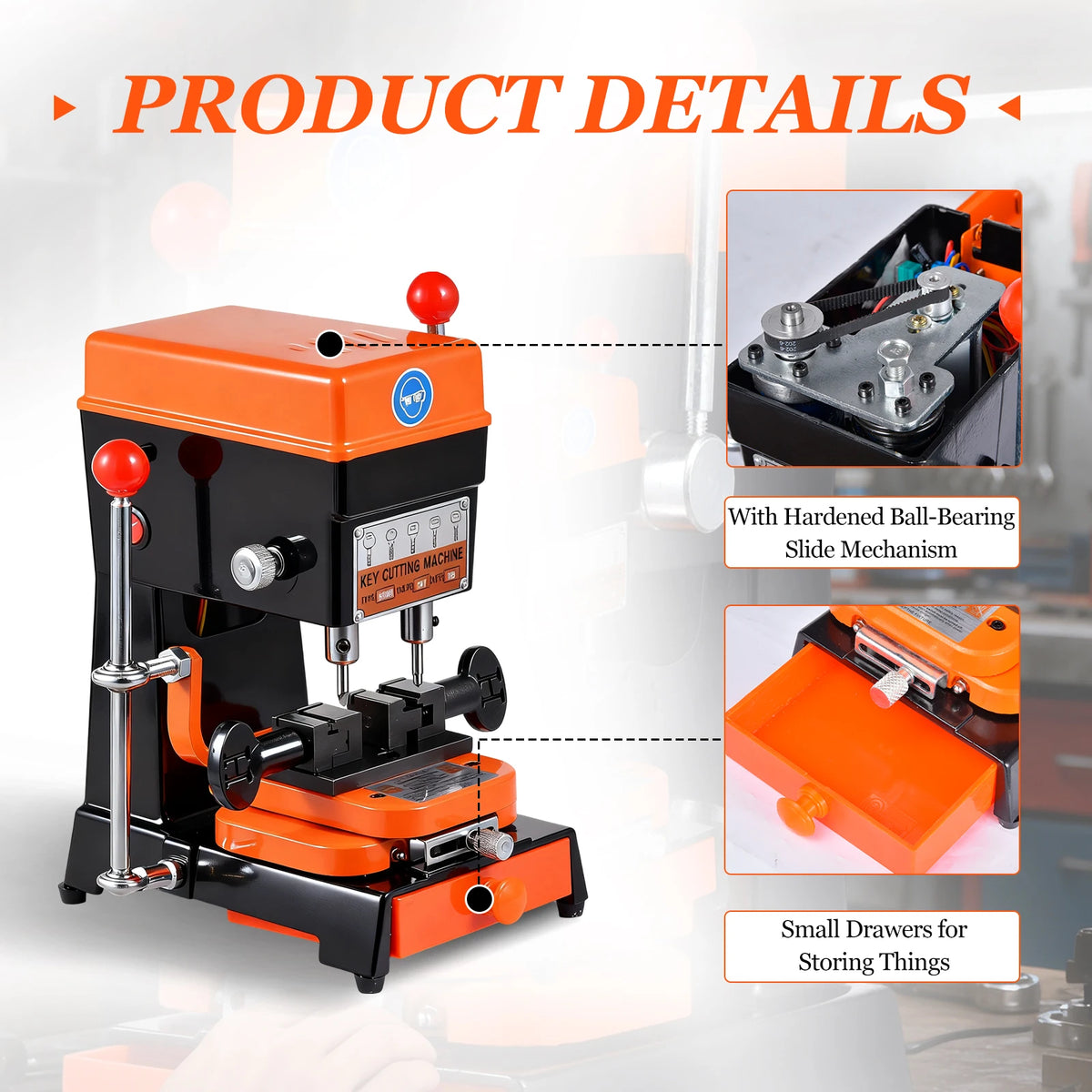 Key Duplicator Machine for Car Key Cutting and Hardware Stores