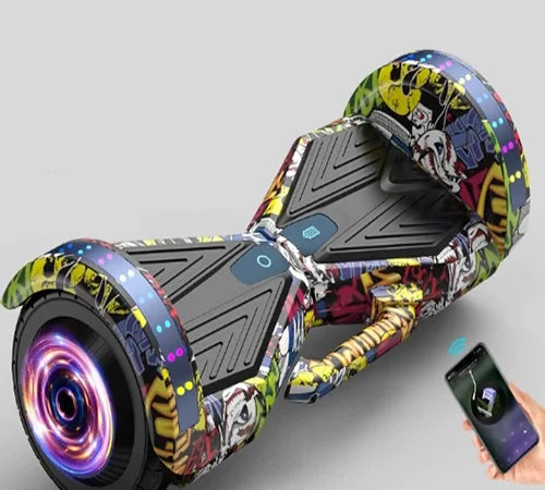Self-balancing Electric Scooter Hoverboard Adult Children Daily Commuter Outdoor Recreation Belt Light Emitting Diode Light