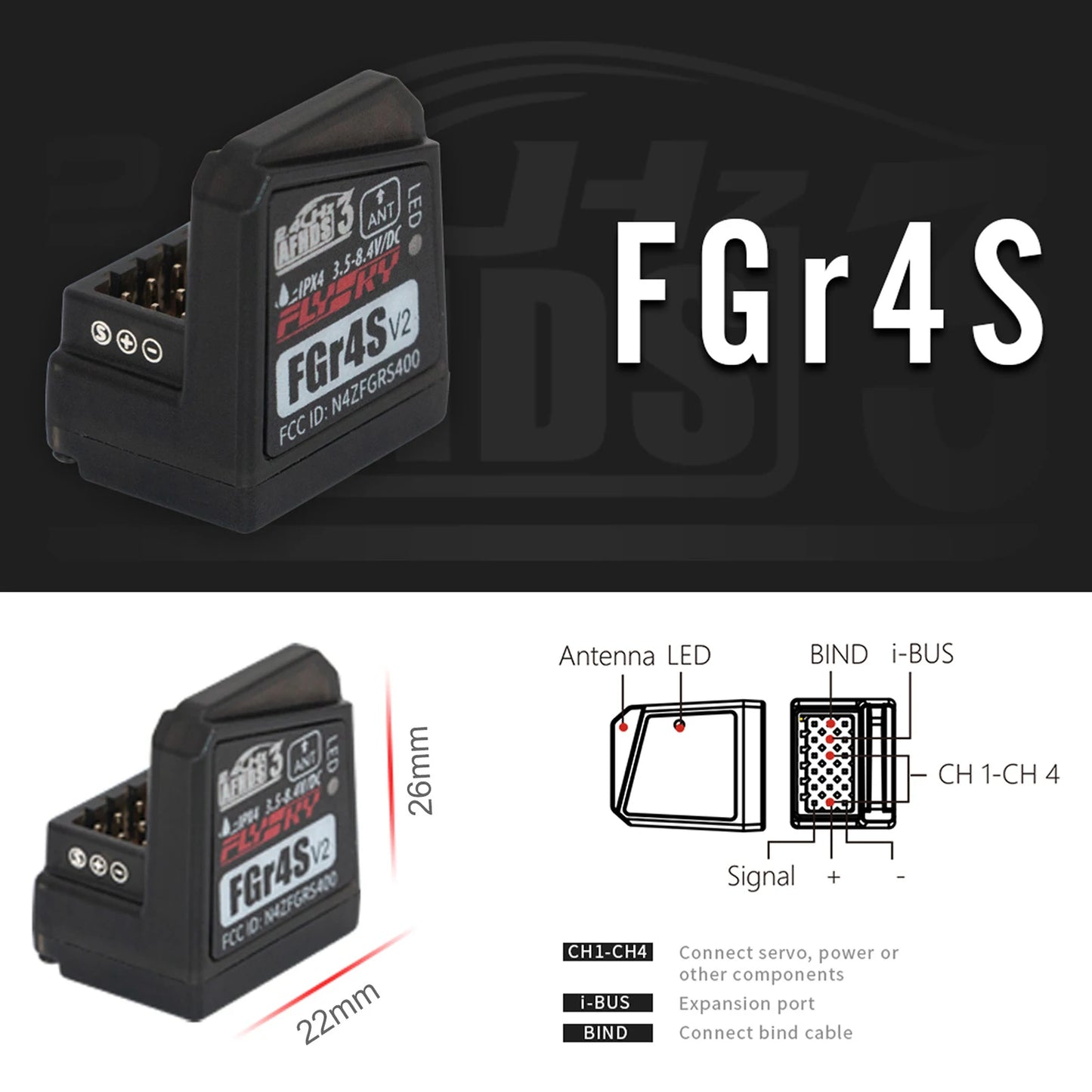 NEW Transmitter Remote Controller FGR4S Receiver Flysky Noble NB4+ 2.4G 8CH Radio AFHDS 3 Protocol for Remote Control Car Boat