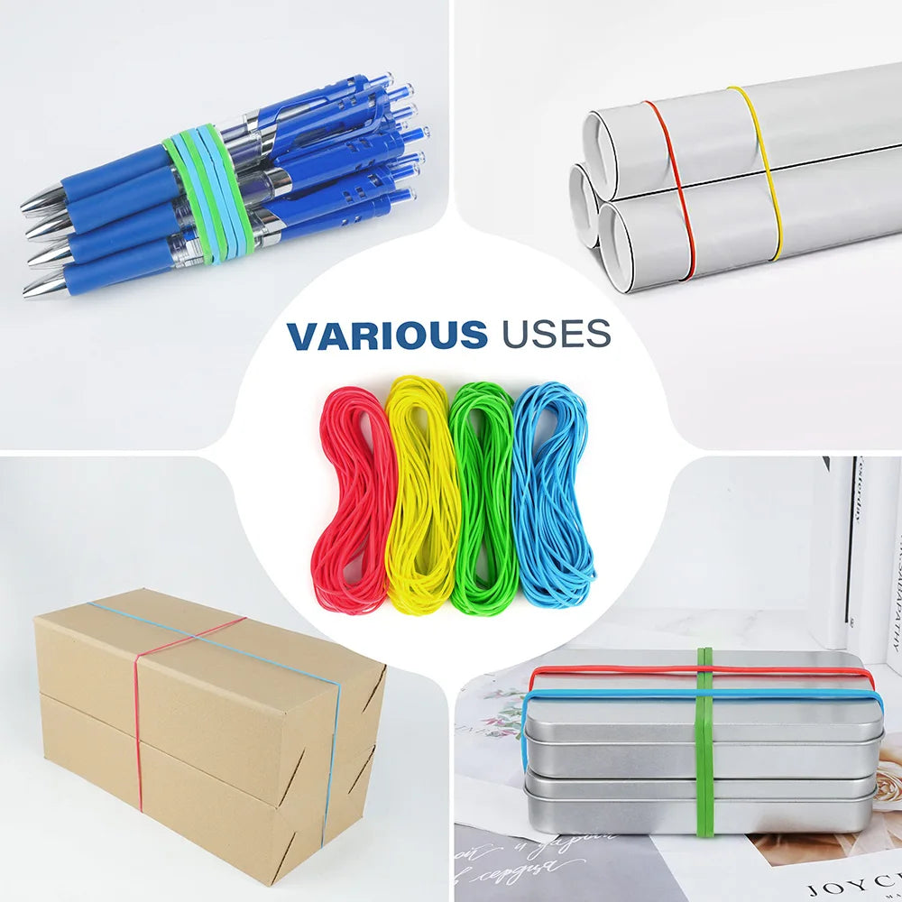 Strong Elastic Rubber Bands For Office And School Organization