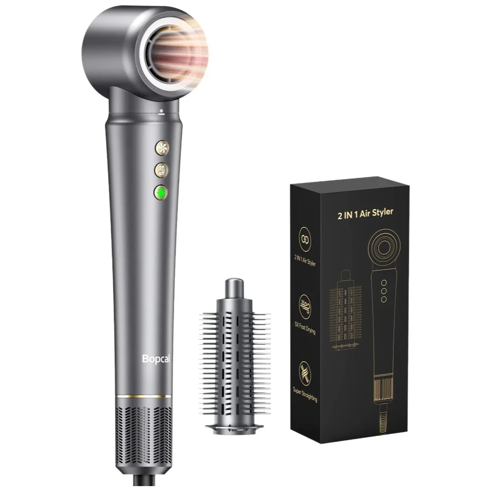BOPCAL FiveInOne Hair Styler With Travel Bag 1200W Dryer