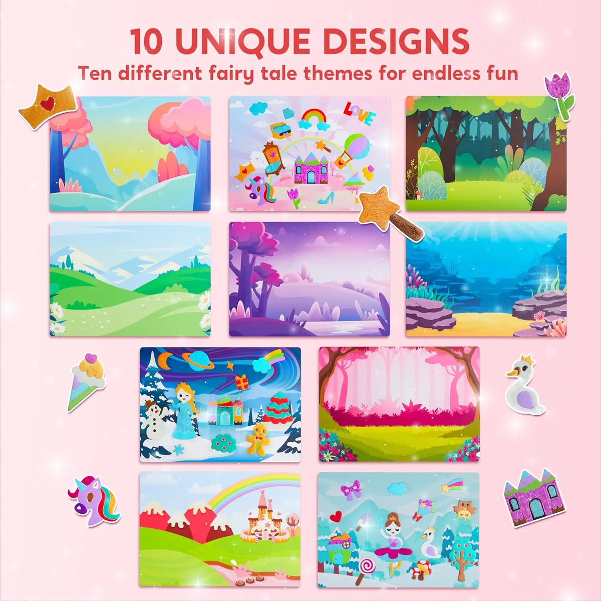 Joyfy Foil Art Kit With Mess Free Coloring And Crafts