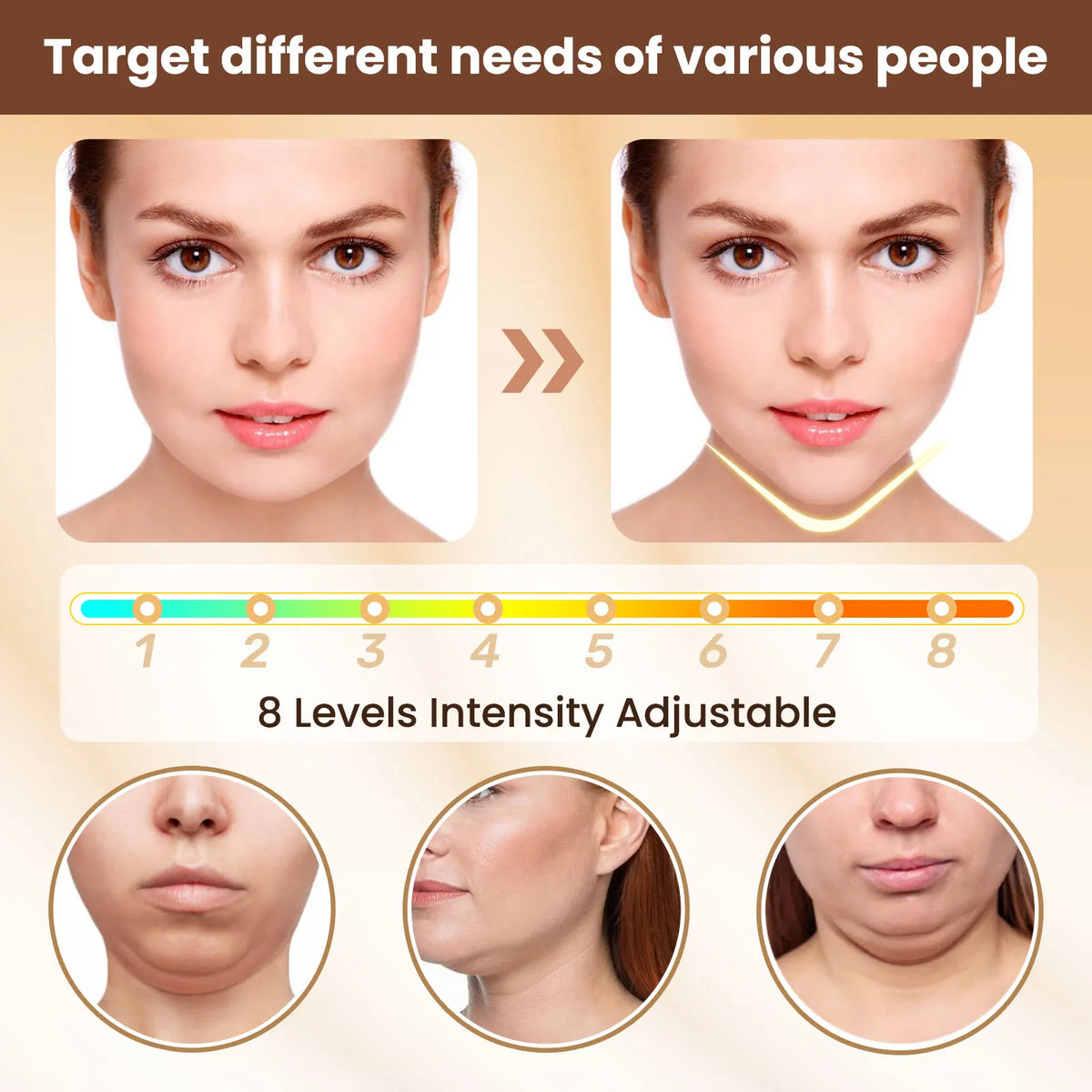 Hailicare Electric EMS Facial Lifting And Firming Beauty Massager