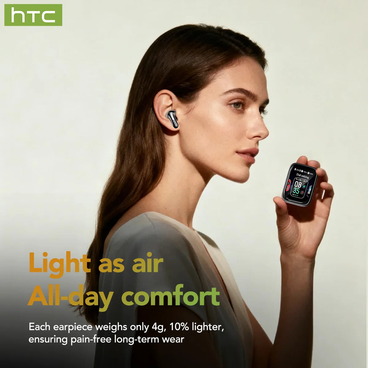 Wireless Bluetooth Earbuds With Noise Cancellation And AI Translation