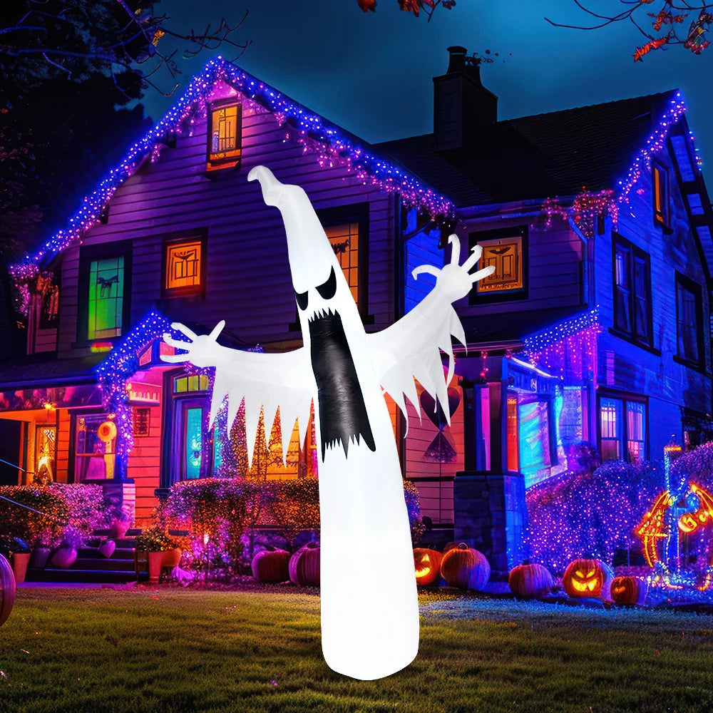 Joyfy LED Halloween Inflatable Ghost For Outdoor Yard Decor
