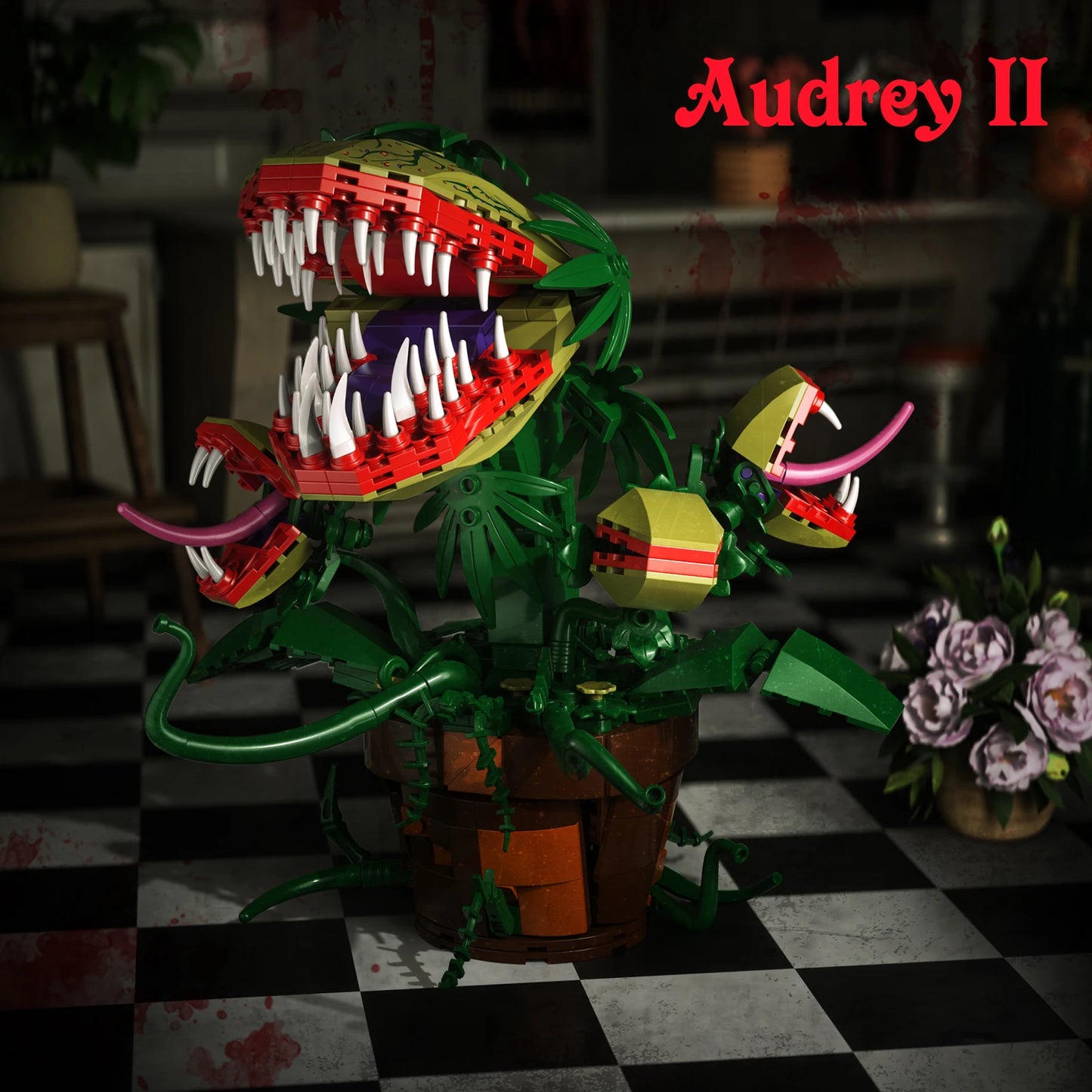Audrey II Piranha Plant Building Blocks Compatible With Lego Gift