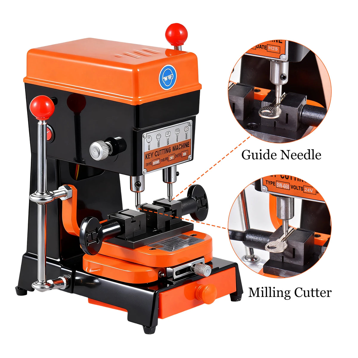 Key Duplicator Machine for Car Key Cutting and Hardware Stores