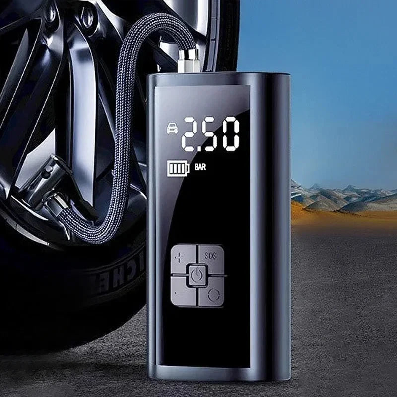 EAFC Portable Tire Inflator Rechargeable Digital Air Pump For Cars