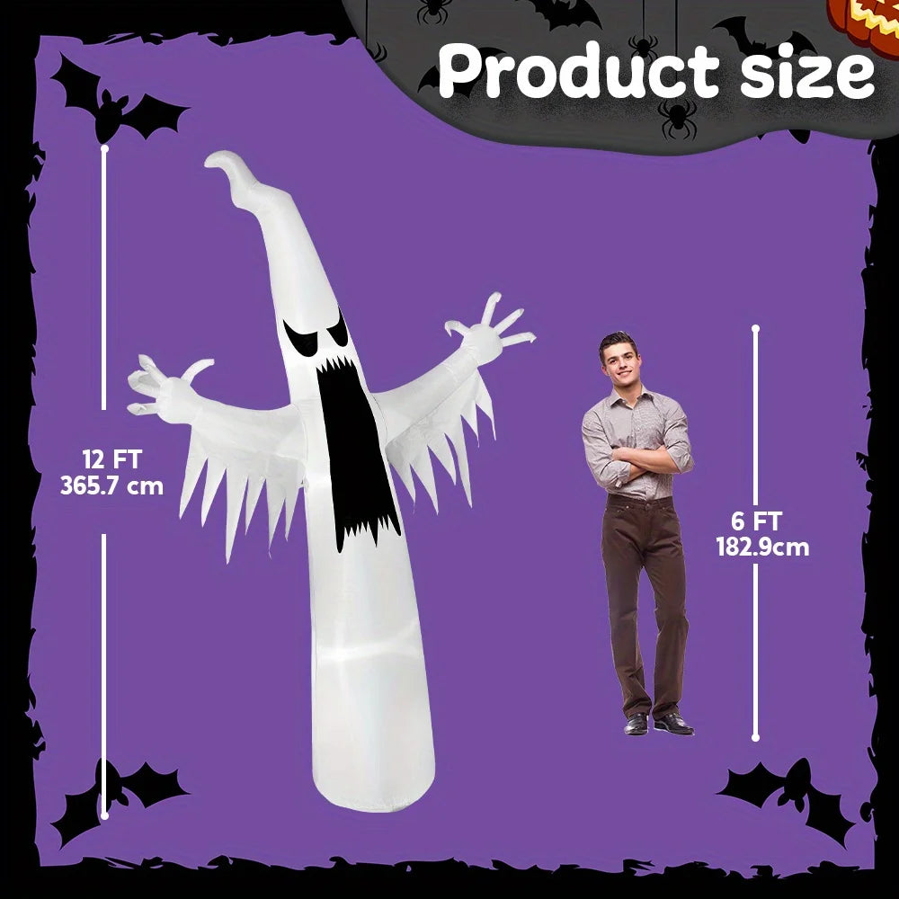 Joyfy LED Halloween Inflatable Ghost For Outdoor Yard Decor