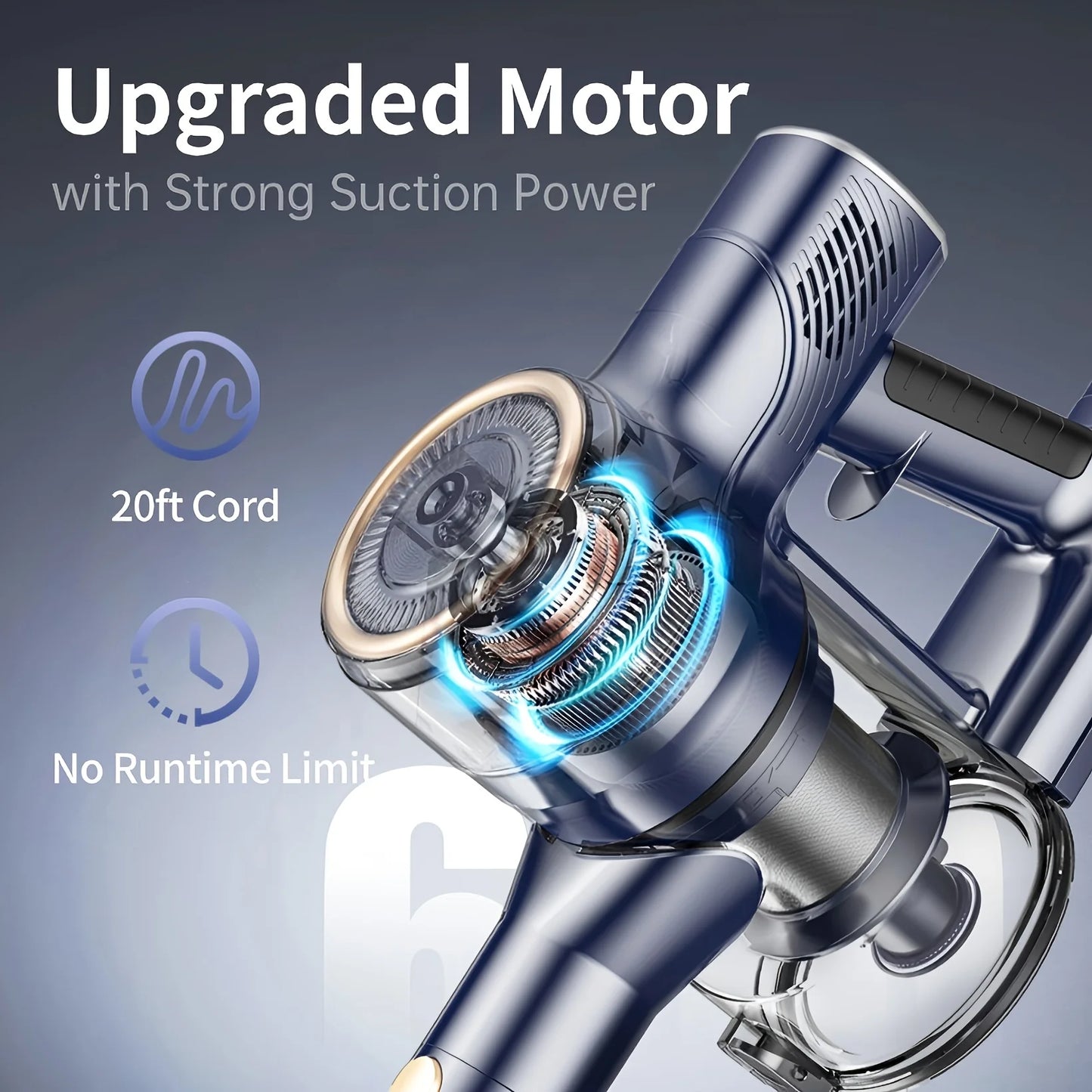 INSE I8 Corded Vacuum Cleaner Six In One Lightweight