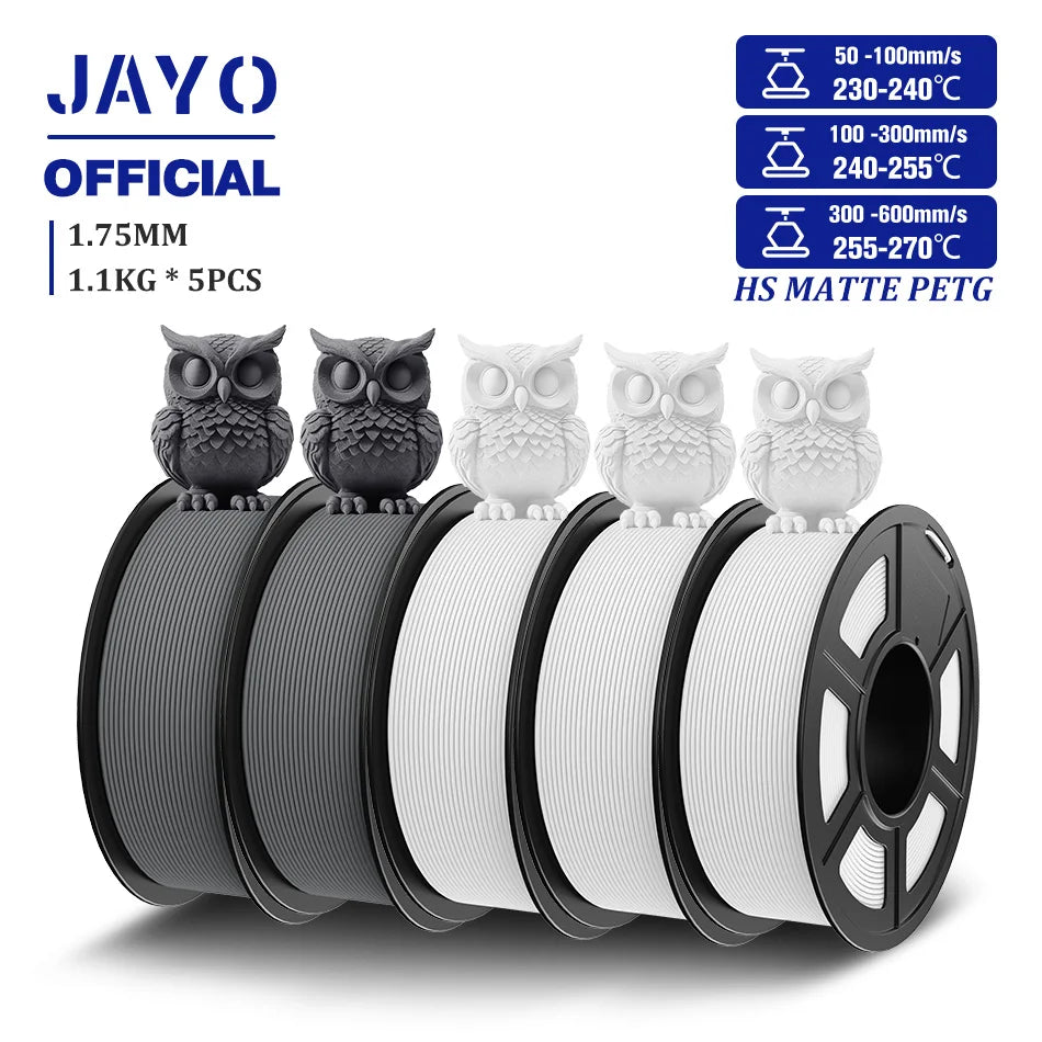 JAYO High Speed Matte PETG Filament for 3D Printing
