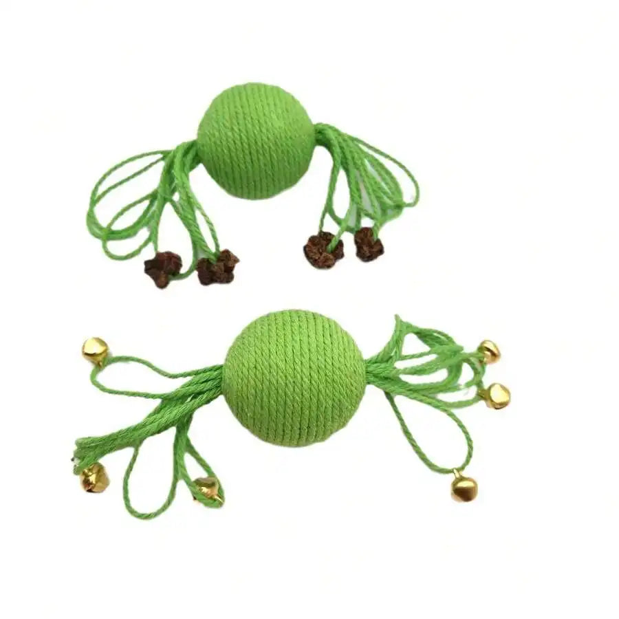 Dropshipping Manufacturer Wholesale Cat Toy Ball With Cotton Rope Winding For Self-Entertainment And Interaction Pet Supplies