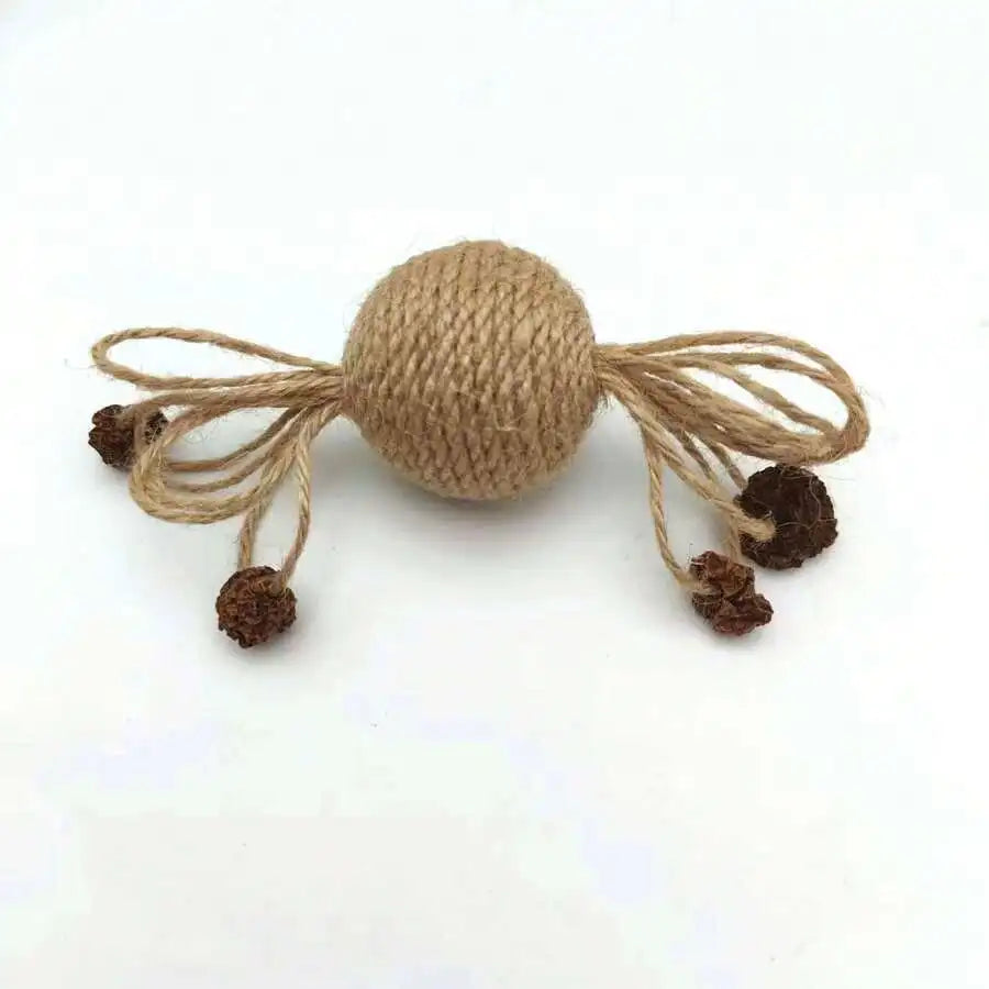 Dropshipping Manufacturer Wholesale Cat Toy Ball With Cotton Rope Winding For Self-Entertainment And Interaction Pet Supplies