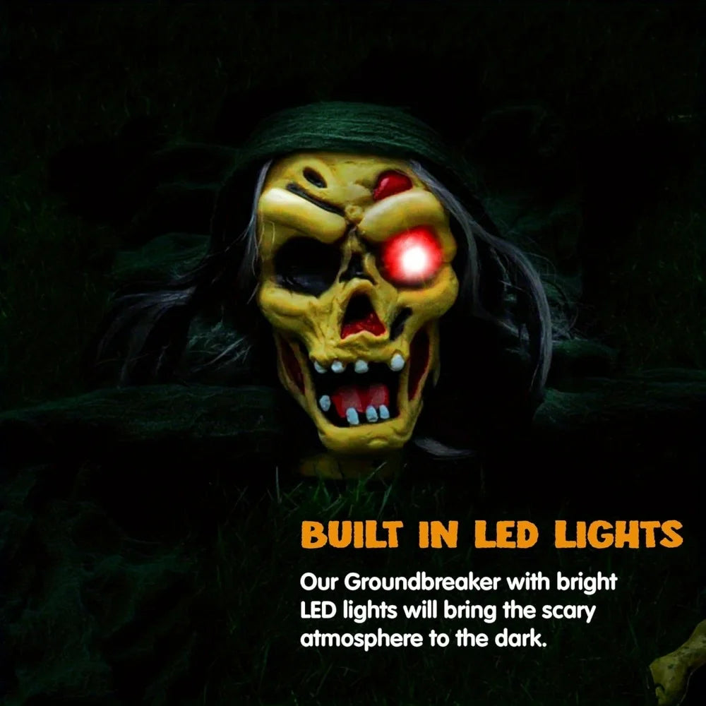 Outdoor Zombie Groundbreaker Halloween Graveyard Decor Prop