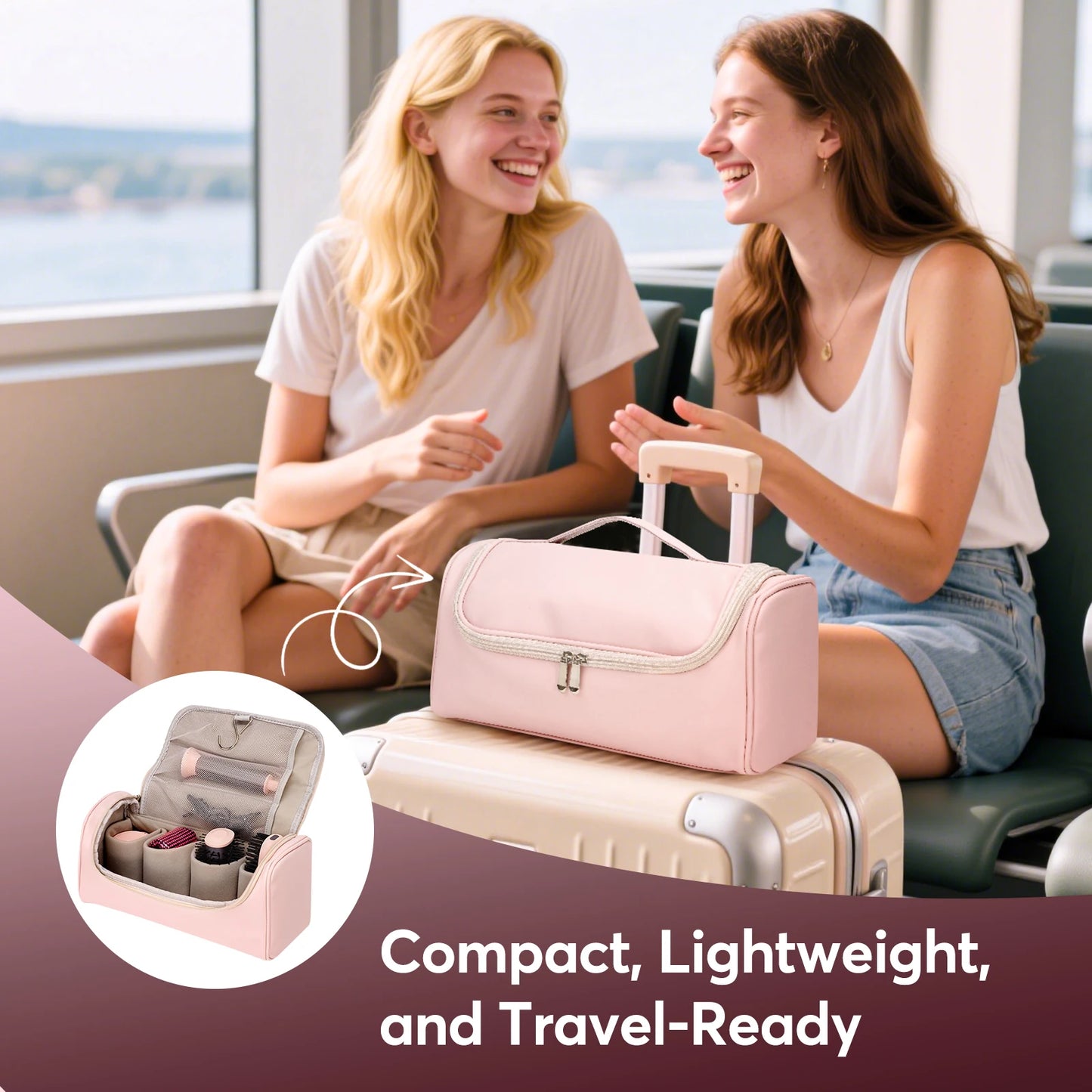 BOPCAL FiveInOne Hair Styler With Travel Bag 1200W Dryer
