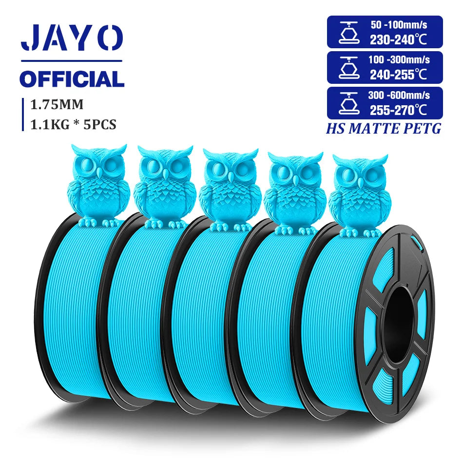 JAYO High Speed Matte PETG Filament for 3D Printing