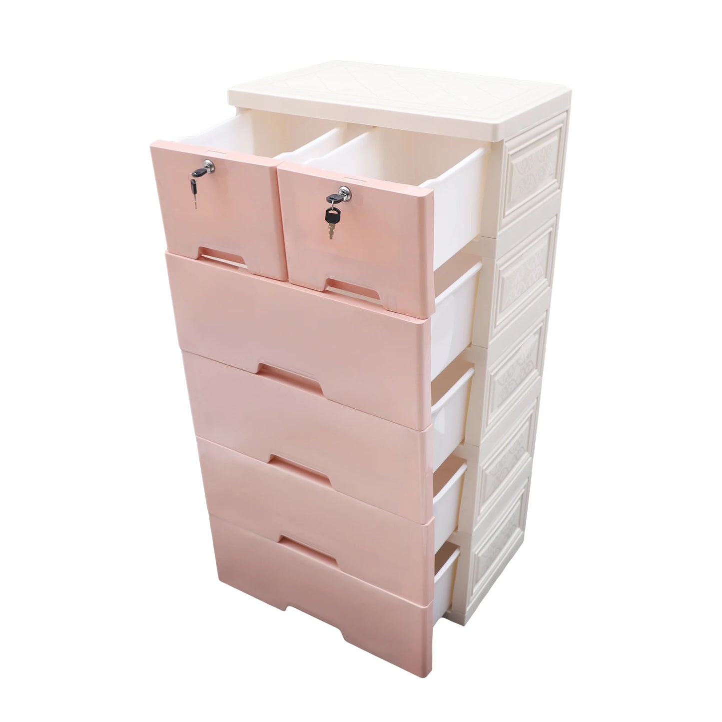Plastic Storage Drawer Cabinet For Living Room And Bedroom