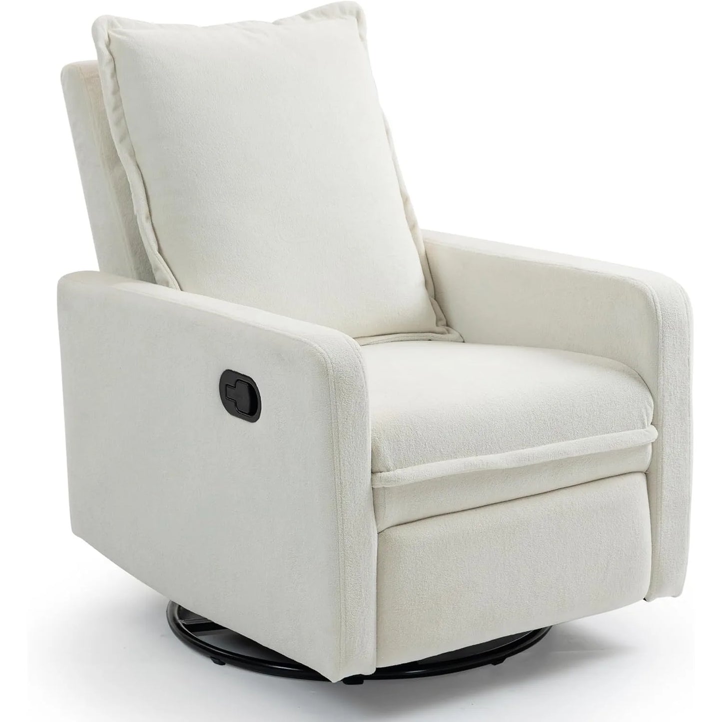 XIUWO 360 Degree Swivel Glider Chair Recliner With High Back