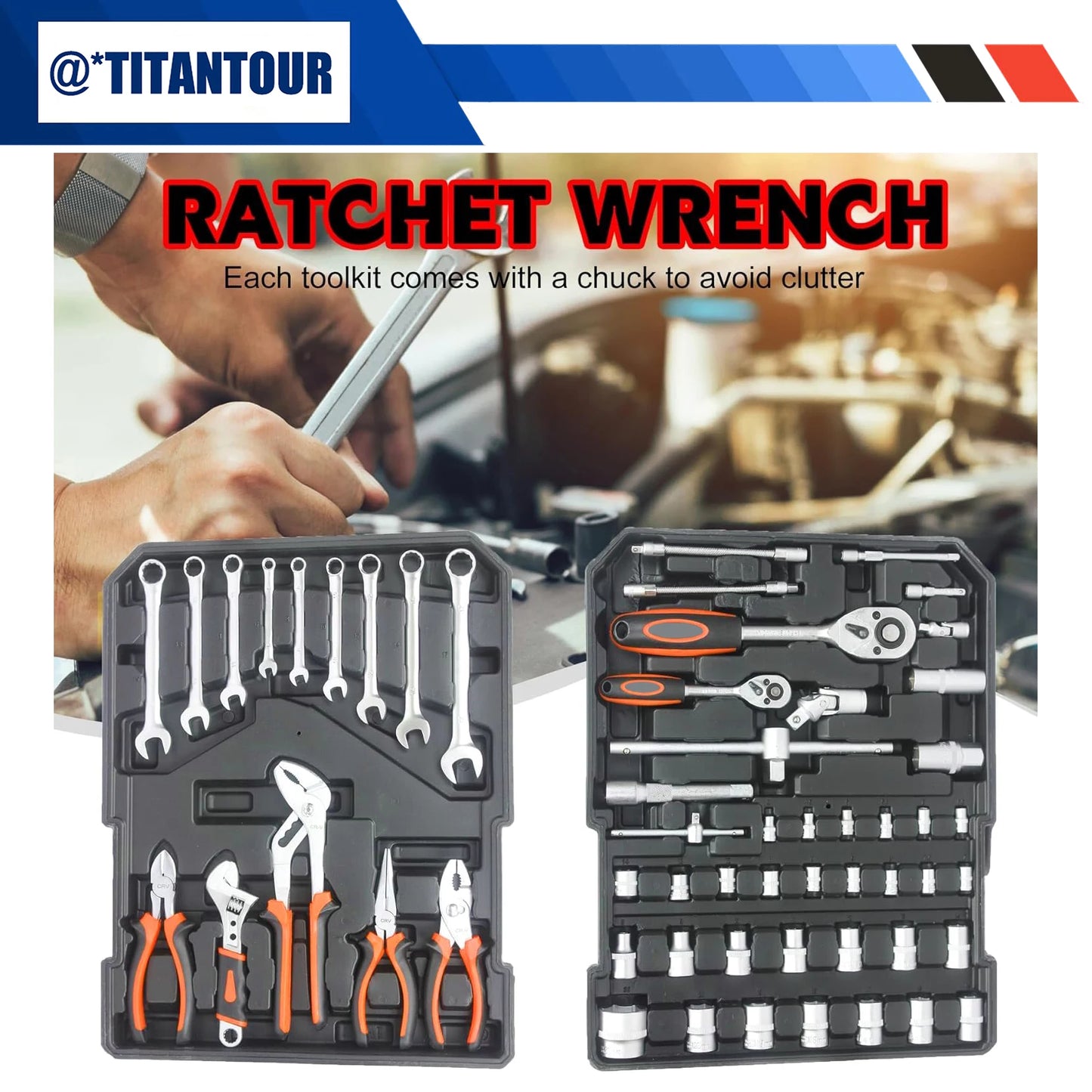 999-Piece Professional Industrial Repair Tool Set For Automotive And Home