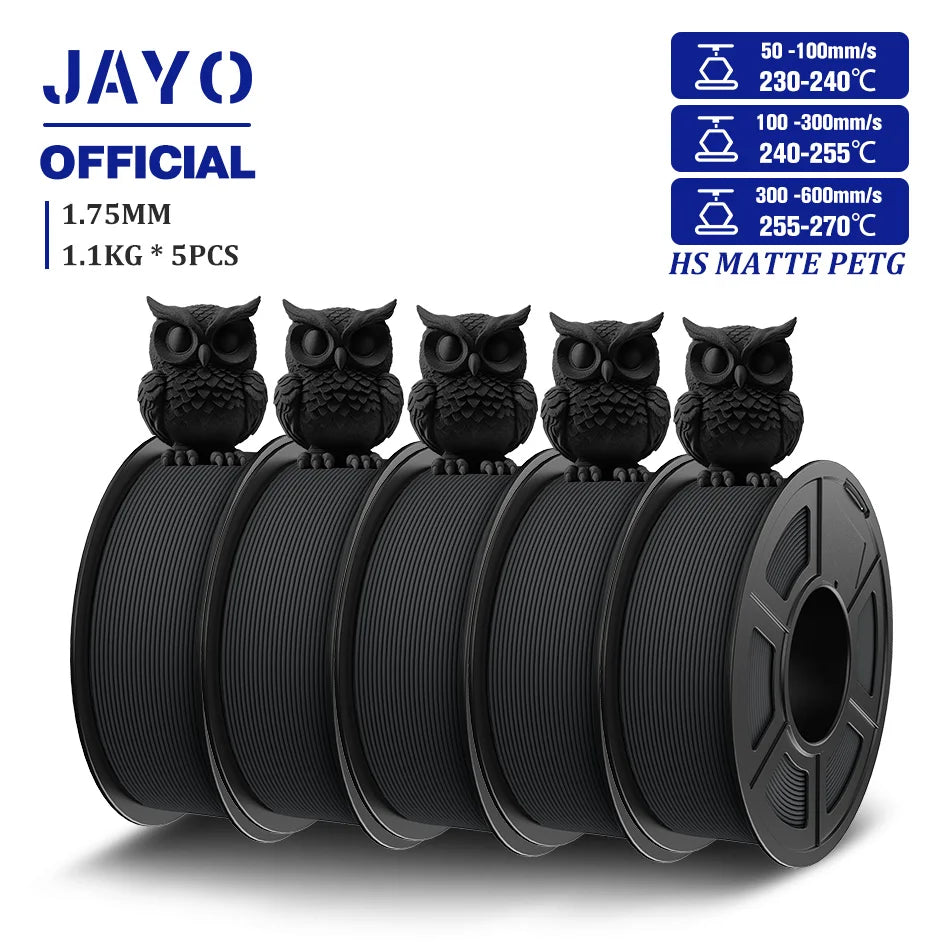 JAYO High Speed Matte PETG Filament for 3D Printing