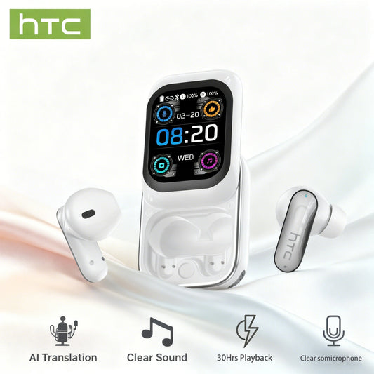 Wireless Bluetooth Earbuds With Noise Cancellation And AI Translation