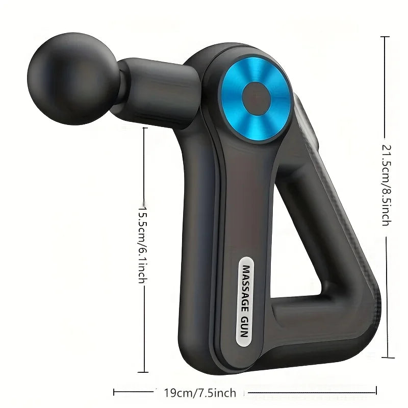 (Halloween Special Promotion) Teidea Deep Tissue Massage Gun, Portable Muscle Massager, Compact Massage Device for Fatigue And Alleviation, Percussion Massager Featuring 9 Attachments And 9 Speed Settings