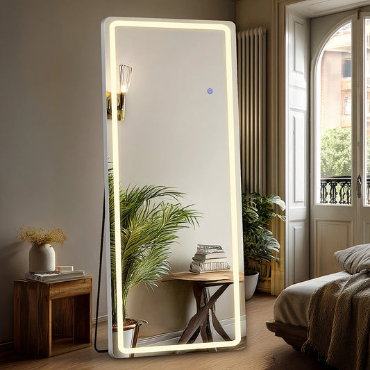 MCQ Full Length Shatterproof Glass Mirror With Slim Aluminum Frame