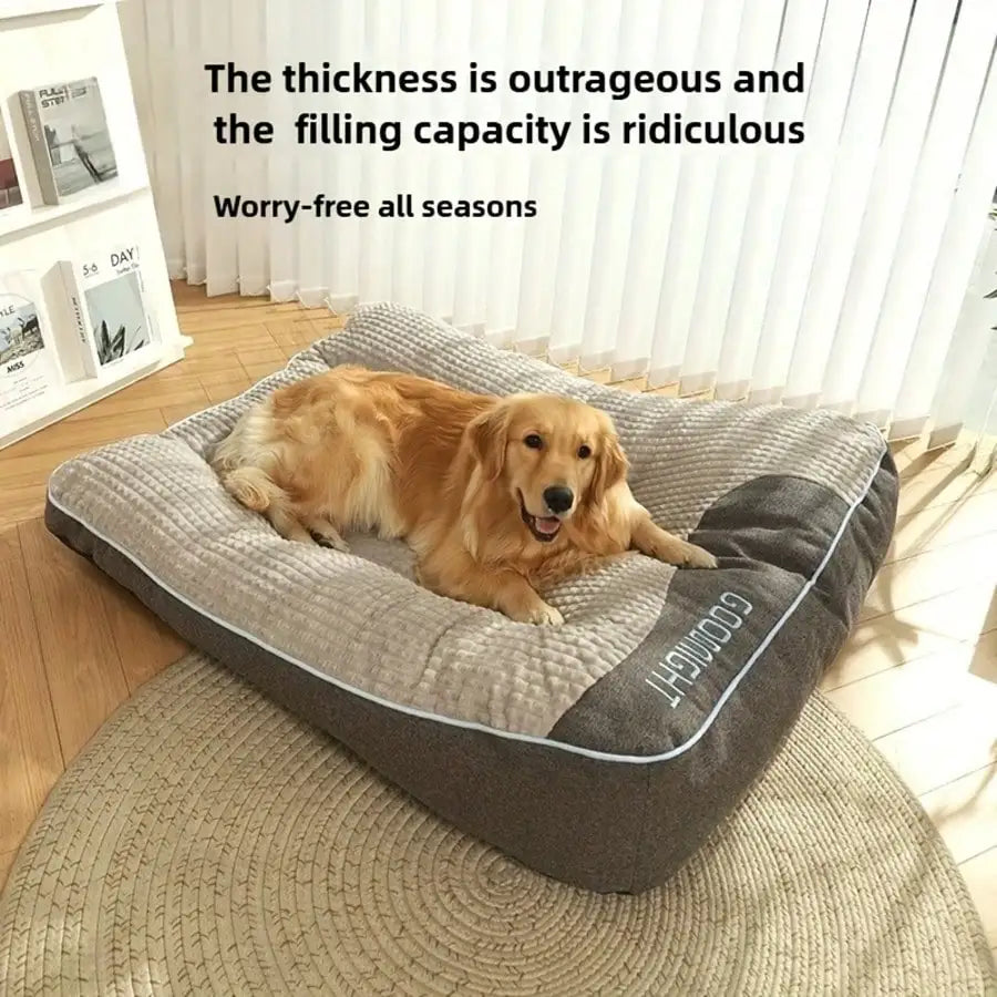 Comfortable Home Décor, Plush Pet Furniture, Large Dog Beds, Pet Sofas, Dog Beds, Cat Mats, Suitable For All Seasons And Cats And Dogs.