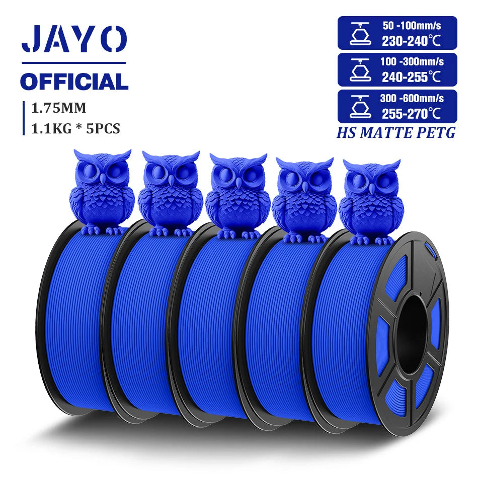 JAYO High Speed Matte PETG Filament for 3D Printing