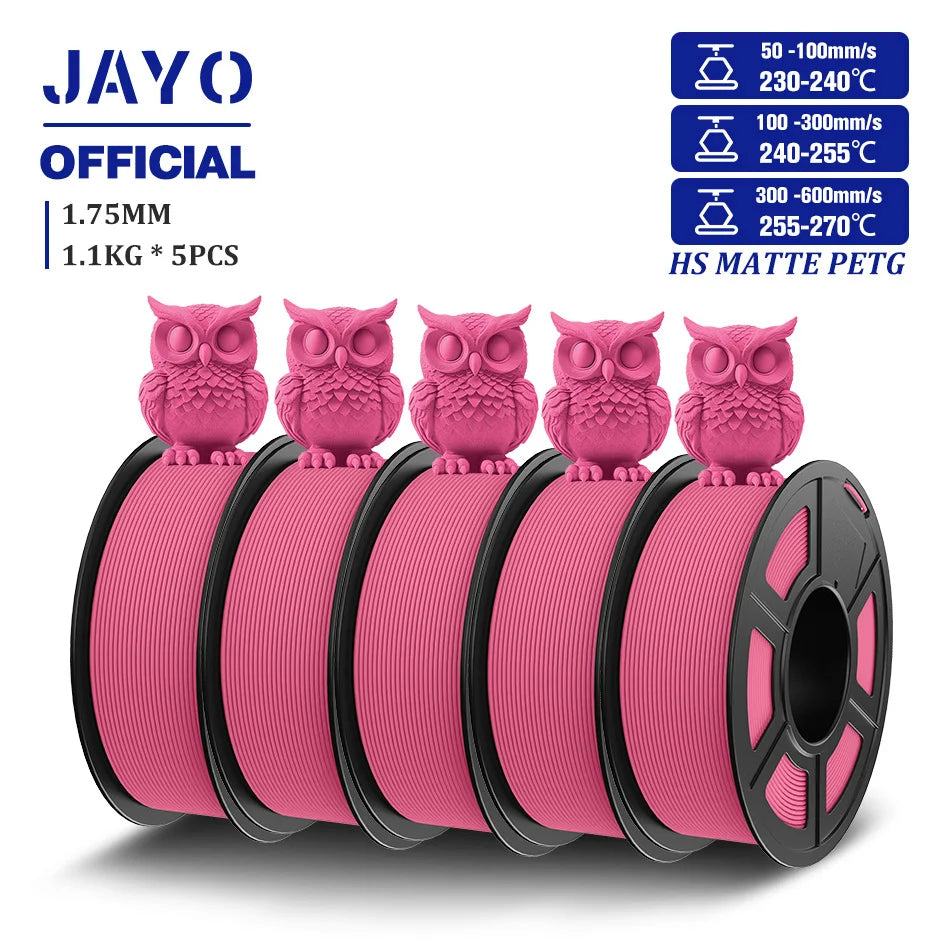 JAYO High Speed Matte PETG Filament for 3D Printing