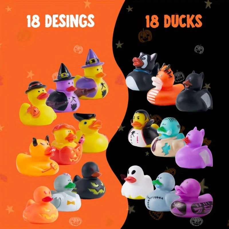 Joyfy Halloween Rubber Duck Party Favors and Treat Bag Toys