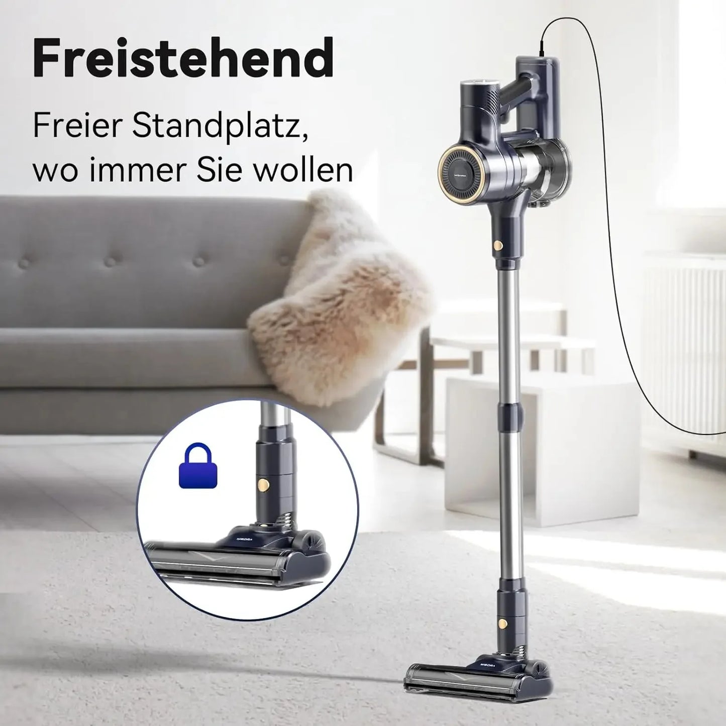 INSE I8 Corded Vacuum Cleaner Six In One Lightweight